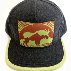 Green Wool Mountain Goat Front