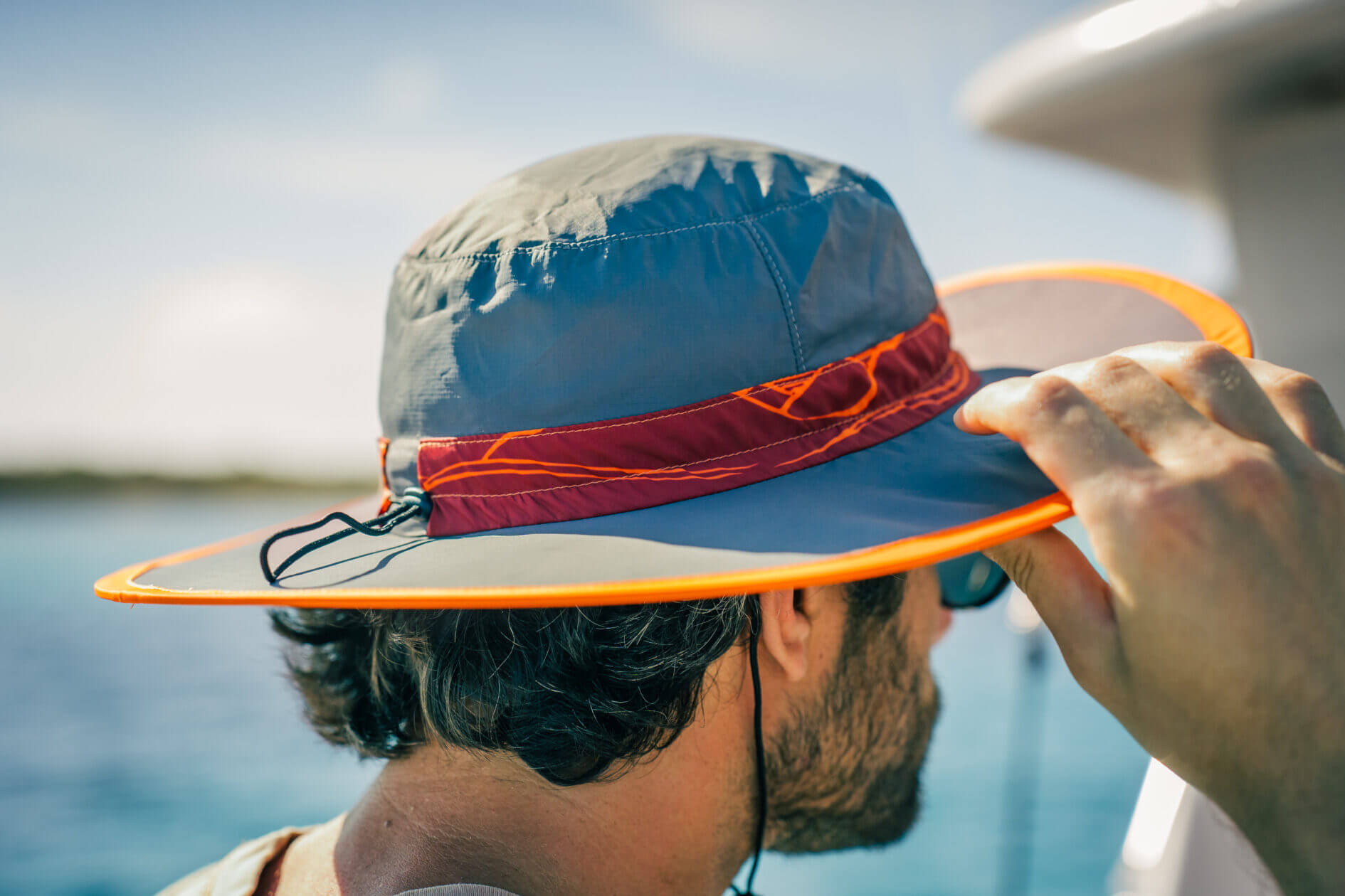 Shade Shifter Sun Hat: Orange Stone Lounger – Recaps